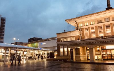 JR奈良駅での駅立ち